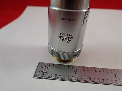 MICROSCOPE PART OBJECTIVE LEITZ PL 32X OPTICS AS IS BIN#K8-B-08