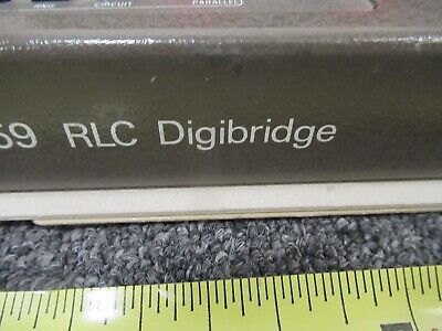 GENRAD GENERAL RADIO 1659 RLC DIGIBRIDGE ELECTRONIC METER AS PICTURED &TC-4