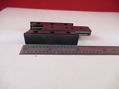 MICROSCOPE PART VICKERS ENGLAND UK STEEL SLIDE for OPTICS AS PICTURED &W1-A-13