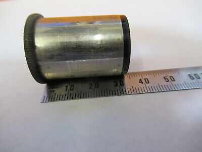 ANTIQUE LEITZ WEZTLAR EYEPIECE 10X LENS MICROSCOPE PART AS PICTURED 8Y-A-108