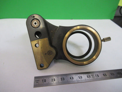 RARE CARL ZEISS JENA ANTIQUE BRASS HOLDER MICROSCOPE PART AS PICTURED #W5-B-04