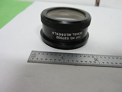 MICROSCOPE PART BAUSCH LOMB 0.5X OBJECTIVE STEREO OPTICS AS IS BIN#R7-06ii