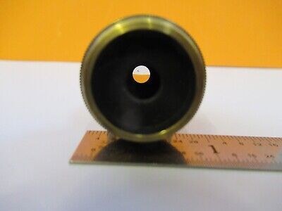 OBJECTIVE ANTIQUE BRASS LEITZ 45X OPTICS MICROSCOPE PART AS PICTURED &G1-A-76