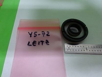 MICROSCOPE PART LEITZ GERMANY DARK PHASE LENS OPTICS AS IS BIN#Y5-72