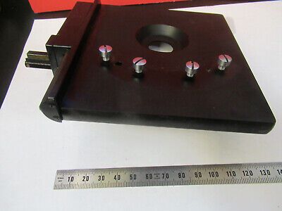 ANTIK BAUSCH LOMB STAGE TABLE XY MICROMETER MICROSCOPE PART AS PICTURED 8Y-A-40