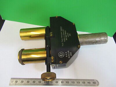 ANTIQUE WATSON & SONS UK BINOCULAR HEAD MICROSCOPE PART AS PICTURED &Q9-A-91