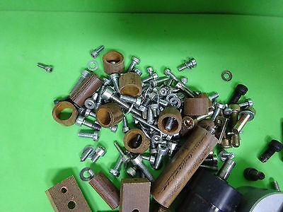 MICROSCOPE PART LOT SET SCREWS LEICA POLYVAR REICHERT GERMANY AS IS BIN#P6-E-98