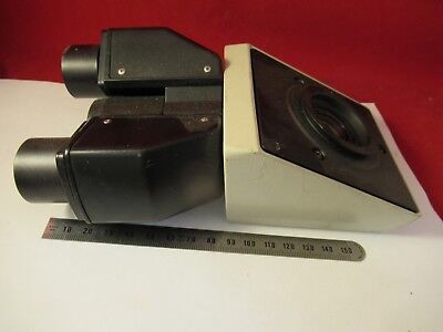 BINOCULAR HEAD NIKON JAPAN OPTICS MICROSCOPE PART AS PICTURED #66-A-55