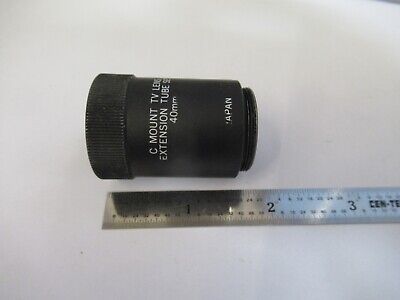 COSMICAR C MOUNT EXTENTION 40mm for TV LENS MICROSCOPE PART AS PICTURED &B5-A-14