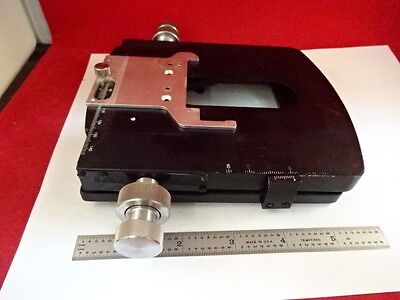 MICROSCOPE PART WILD HEERBRUGG SWISS M20 STAGE TABLE MICROMETER AS IS #51-A-07