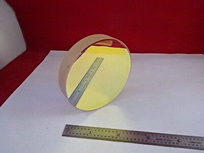 OPTICAL ZERODUR COATED FLAT ZYGO 1/10 WAVE 3" DIAMETER LASER OPTICS AS IS #80-11