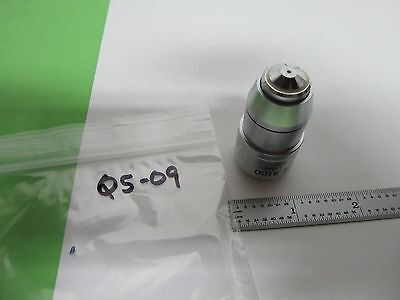 MICROSCOPE PART OBJECTIVE OLYMPUS JAPAN E A100 OPTICS  AS IS BIN#Q5-09