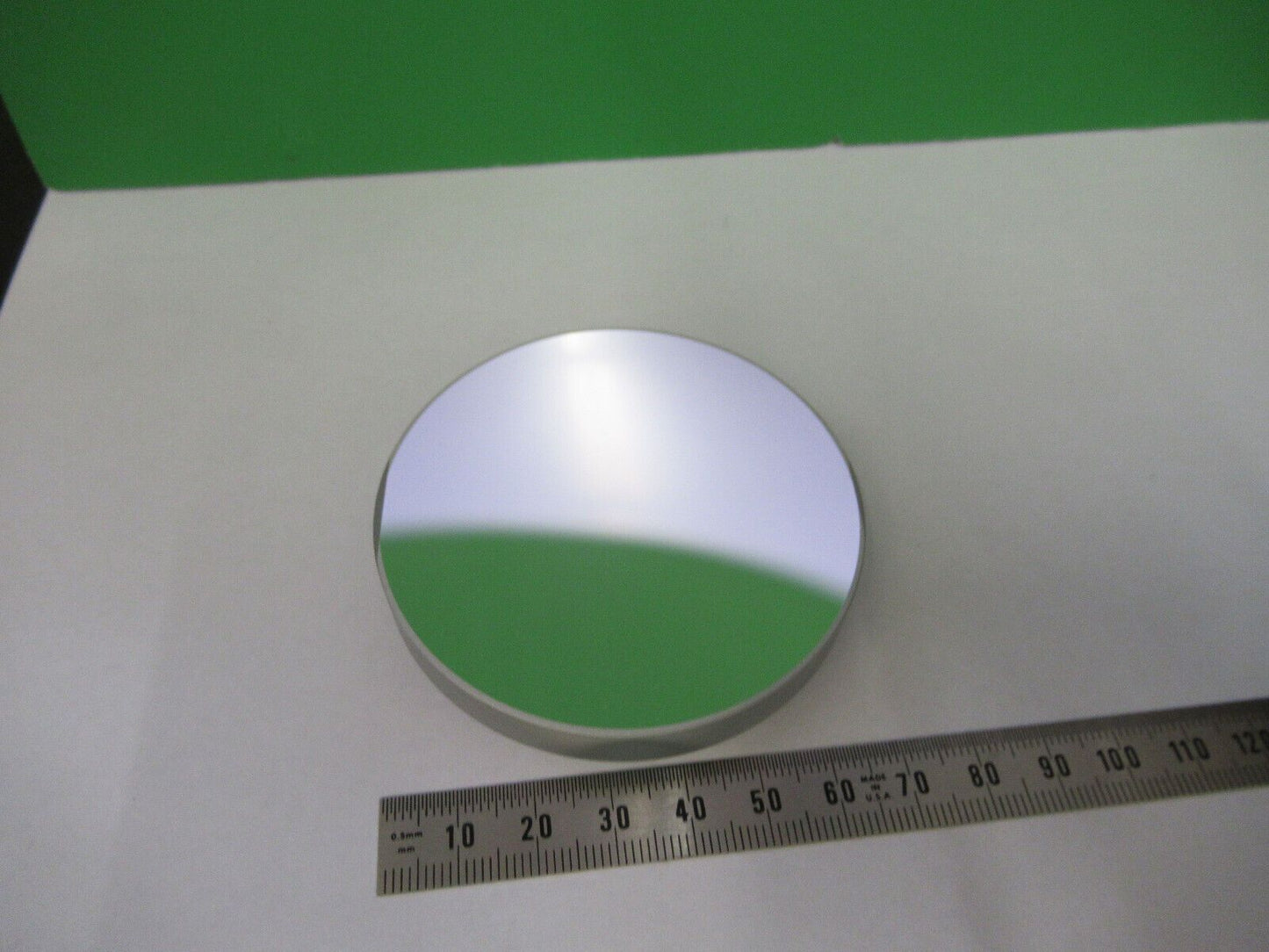 OPTICAL MIL SPEC LARGE CONCAVE MIRROR LASER OPTICS AS PICTURED R1-B-47