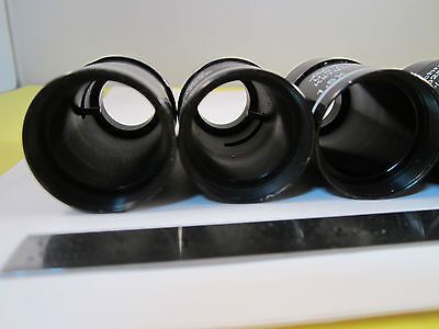 LOT 4 EA EMPTY SHELLS MICROSCOPE OBJECTIVE LEICA PARTS  REPAIR  BIN#C1