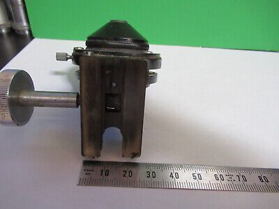 ANTIQUE BAUSCH LOMB CONDENSER + IRIS MICROSCOPE PART AS PICTURED &R9-A-56