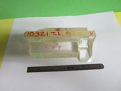 OPTICAL LARGE prisms assembly [some chips] LASER OPTICS AS IS  BIN#42-07