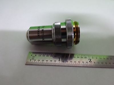 MICROSCOPE PART OBJECTIVE LEITZ GERMANY L 32 UTK + IRIS OPTICS AS IS BIN#V3-B-14