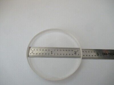 OPTICAL FLAT FUSED SILICA 2.25" DIAMETER LASER OPTICS AS PICTURED &F5-A-02