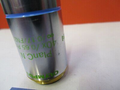 OLYMPUS OBJECTIVE INFINITY LENS 40X OPTICS MICROSCOPE PART AS PICTURED F5-FT-76