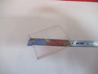 OPTICAL RECTANGULAR PLANO CONVEX LENS 200mm FL OPTICS AS PICTURED &B9-A-18