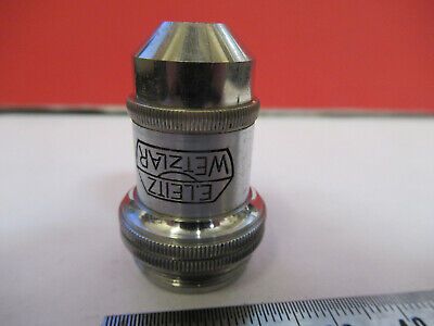 ANTIQUE LEITZ WETZLAR LENS 10X OBJECTIVE MICROSCOPE PART AS PICTURED &B3-B-15