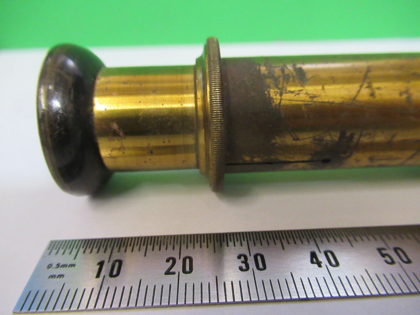 ANTIQUE BRASS TELESCOPE UNKNOWN COLLIMATOR SCOPE PART AS PICTURED Z6-A-04