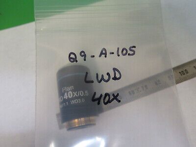 MOTIC LWD 40X INFINITY LENS OBJECTIVE MICROSCOPE PART AS PICTURED &Q9-A-105