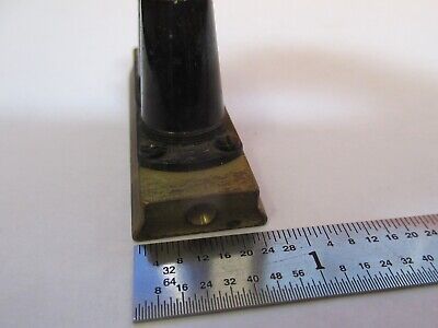 ANTIQUE BRASS STEREO OBJECTIVES OPTICS MICROSCOPE PART AS PICTURED &7B-B-79