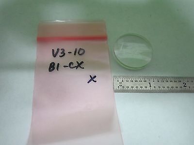 OPTICAL BI CONVEX LENS NICE LASER OPTICS AS IS BIN#V3-10