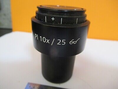 ZEISS AXIOTRON GERMANY 10X EYEPIECE 444034 MICROSCOPE PART AS PICTURED &Q6-A-72