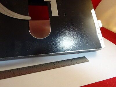 LEITZ GERMANY STAGE SPECIMEN TABLE MICROMETER MICROSCOPE PART AS IS #86-07