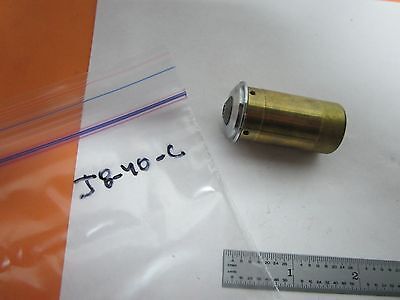 MICROSCOPE PART OBJECTIVE OPTICS #J8-40-C