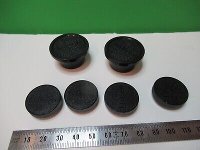 LOT PLUGS PLASTIC NIKON CAPS OBJECTIVE MICROSCOPE PART AS PICTURED &15-A-09