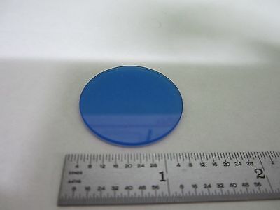 MICROSCOPE PART CARL ZEISS FILTER BLUE [dull] HISTOLOGY OPTICS AS IS BIN#S6-53