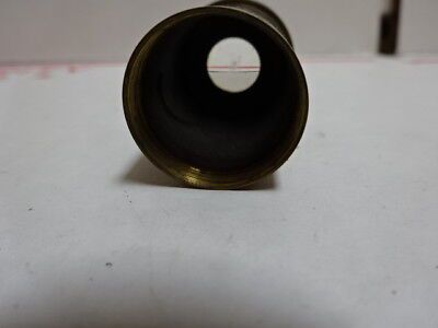 FOR PARTS BRASS ANTIQUE EYEPIECE LENS FRANCE OPTICS AS IS #96-92A