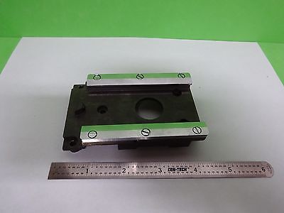 MICROSCOPE PART LEITZ GERMANY ORTHOLUX II RAIL for NOSEPIECE AS IS BIN#Y4-06