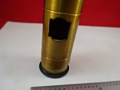 ANTIQUE BRASS SEED MINI MICROSCOPE OPTICS MADE IN FRANCE AS IS #Q5-A-07