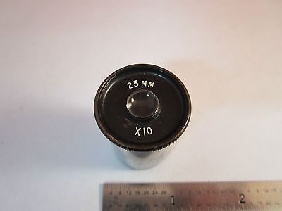 VINTAGE MICROSCOPE EYEPIECE 25 mm x10 OPTICS  BIN#5M