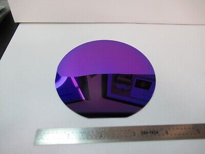 VERY NICE SAPPHIRE WAFER SINGLE CRYSTAL PLATINUM COATED AS PICTURED &7B-B-151