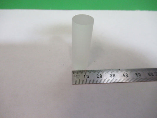 OPTICAL PYREX CYLINDER PREFORM GLASS FROSTED OPTICS AS PICTURED S8-A-78