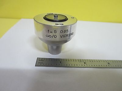 MICROSCOPE PART SOPELEM VICKERS INFINITY OBJECTIVE OPTICS AS IS BIN#T7-36