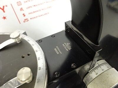 MICROSCOPE POLARIZING POL LEITZ WETZLAR GERMANY BERTRAND OPTICS AS IS B#top