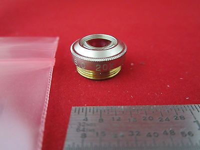 MICROSCOPE OBJECTIVE INFRARED v 5724-A-H 20X OPTICS #2-119