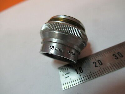 BAUSCH LOMB OBJECTIVE 48mm MICROSCOPE PART LENS OPTICS AS PICTURED  #P4-A-21