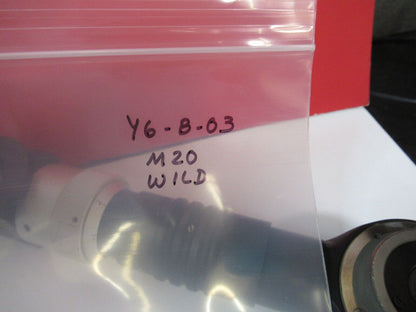 WILD HEERBRUGG SWISS  VERTICAL ILLUMINATOR MICROSCOPE PART AS PICTURED Y6-B-20