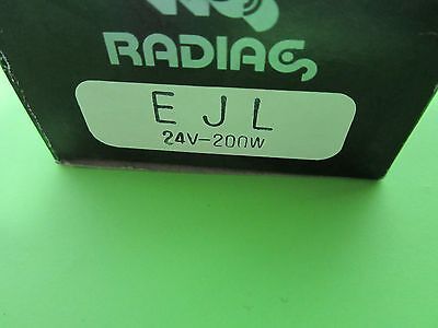 LAMP RADIAC GE 24V 200W EJL OLYMPUS MICROSCOPE BIN#38