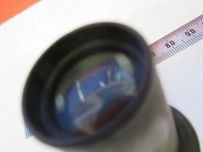 ANTIQUE BRASS RARE EYEPIECE OCULAR OPTICS MICROSCOPE PART AS PICTURED &8Y-A-47