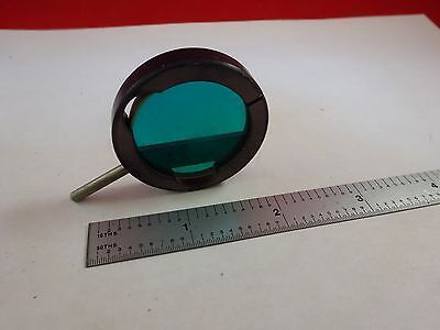 MICROSCOPE PART ZEISS GERMANY DICHROIC MOUNTED FILTER OPTICS AS IS BIN#E2-A-18