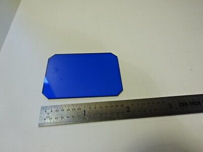 MICROSCOPE PART AO AMERICAN BLUE TRUNCATED FILTER OPTICS AS IS B#AE-68