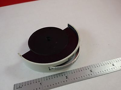 MICROSCOPE PART LEITZ GERMANY IRIS nm mm HOLE 673019 OPTICS AS IS BIN#K9-B-16